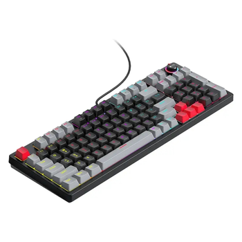 Клавиатура Игровая TWolf T50 Blue Switch RGB Черный