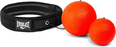 Тренажер для бокса Everlast POWERLOCK REFLEX BALL красный Уни OSFM