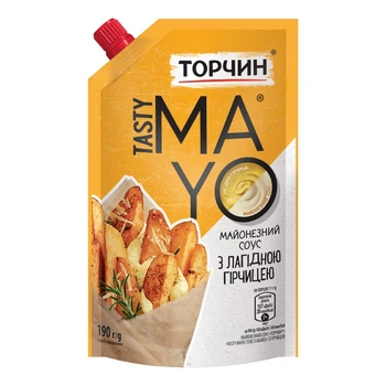 Соус майонезный Торчин Tasty Mayo с горчицей 190 г. (8445290707529)