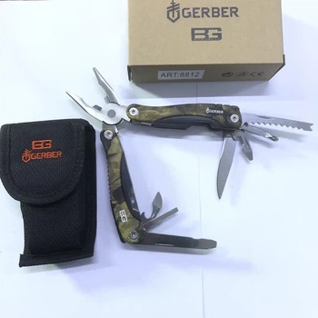 Мультитул 10 в 1 Gerber BG 8812 Мультиинструмент камуфляжный