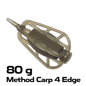 Методная кормушка ProfMontazh METHOD CARP 4 EDGE 80 гр