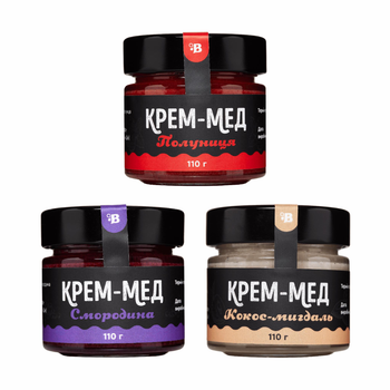 Набор крем-меда №4 от Beejoy вкуса по 110 г