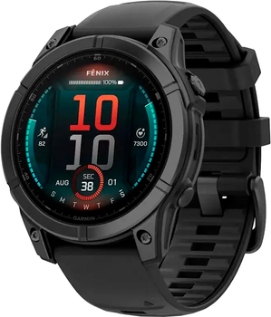 Смарт-часы Garmin fenix E 47mm Slate Gray Steel/Black (010-03025-01)