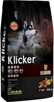 Сухой корм Hermos Klicker Холистик беззерновой для щенков с ягненком 500 г (8681692400389)