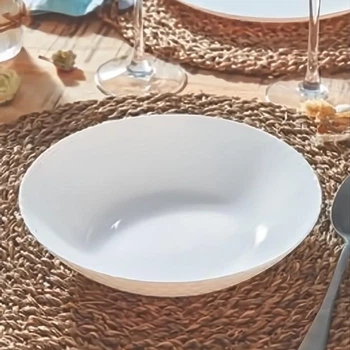 Белая тарелка для первых блюд Luminarc Pampille White