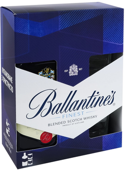 Виски Ballantine's Finest 0.7 л 40% + 2 бокала (5000299610671)