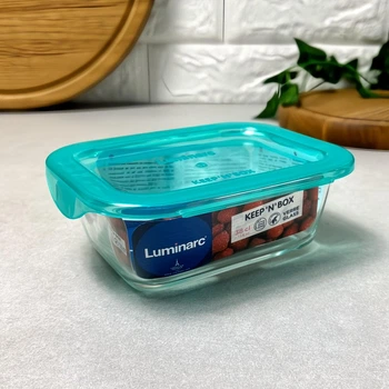 Стеклянный пищевой контейнер с крышкой Luminarc Keep'n'box 380 мл (P5519)