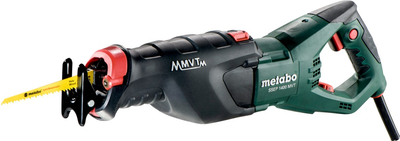 Сабельная пила Metabo SSEP 1400 MVT + пластиковый кофр (606178500)