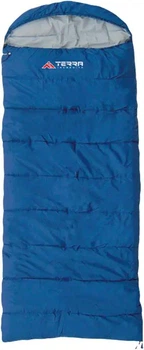 Спальний мішок Terra Incognita Asleep Wide 200 теплий вологозахистний з капюшоном Dark Blue L
