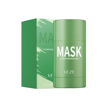 Очищающая маска с экстрактом зеленого чая Veze Botanical Essence Facial Solid Mask