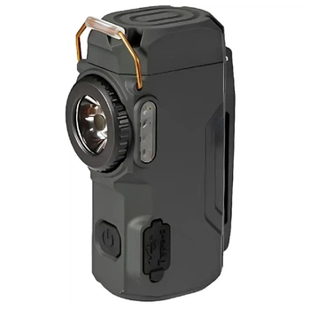 Фонарик UKC D50-SMD black портативный USB светодиодный / зажигалка