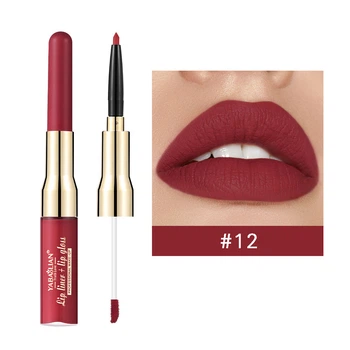 Матовая помада + карандаш YABAOLIAN Lip Liner + Lip Gloss (12)