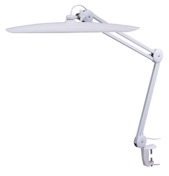 Лампа настольная безтеневая для освещения на струбцине 24W 4-режима LED с настольным креплением FS-777 6500k