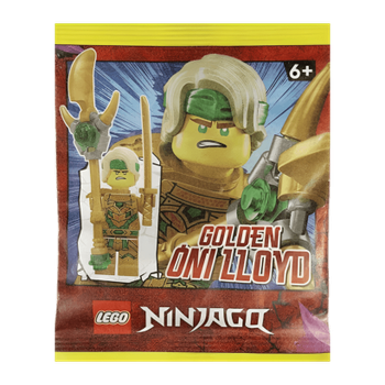 Фигурка Lego Ninjago Ninja Golden Oni Lloyd paper bag 892297 1шт
