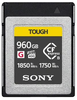 Карта памяти Sony CFexpress Type B 960GB R1850/W1750MB/s Tough (CEBG960T.CE7)