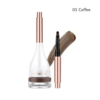 Помада для брів O.TWO.O Natural Shaping Eyebrow Dying Cream (01)