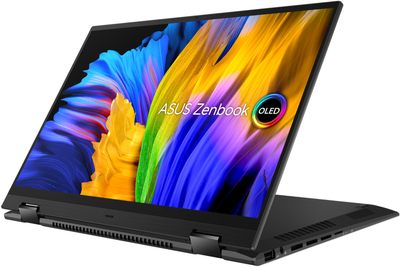 Ноутбук 14" ASUS Zenbook 14 Flip OLED (UN5401QA-KN223W) AMD Ryzen 9 5900HX RAM 16GB SSD 512GB Win11 (UKR) Б/В