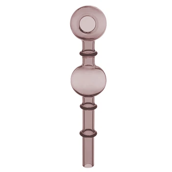 Стеклянная Трубка Колба 15 см "Oil Pipe Two Balls Pink"