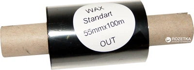 Риббон Принтмарк Wax 55 мм x 100 м Out 5 шт Black (55100W-Hon)