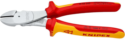 Кусачки Knipex бічні VDE 200 мм (74 06 200)