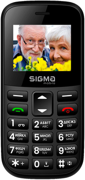 Мобильный телефон Sigma mobile Comfort 50 Easy Type-C Black (4827798585214)