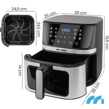 Аэрофритюрница Maltec AirFryer1800W-7L