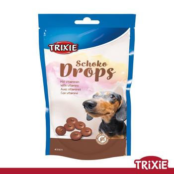 Лакомство для собак дропсы Trixie 31611 Chocolate Drops с витаминами 75г (TX-31611) 4011905316116