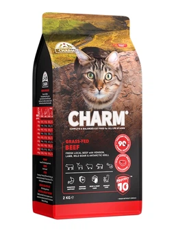 Сухой беззерновой корм Charm Grass-Fed Beef для котов с говядиной 2 кг