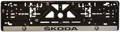 Рамка под номер (универсальная) надпись SKODA, шт