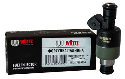 Форсунка паливна Daewoo Lanos дв. 1.6 WOTTZ (товста) 17109450