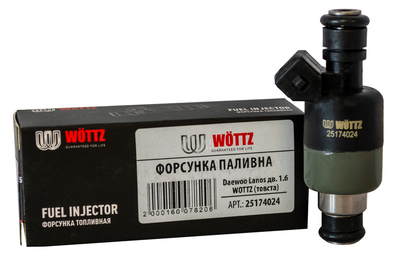 Форсунка паливна Daewoo Lanos дв. 1.6 WOTTZ (товста) 25174024