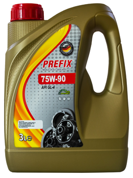 Масло трансмиссионное 75w90 3 л Prefix, API GL-4