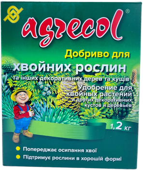 Удобрение Agrecol для хвойных растений 1.2 кг (2018040420)