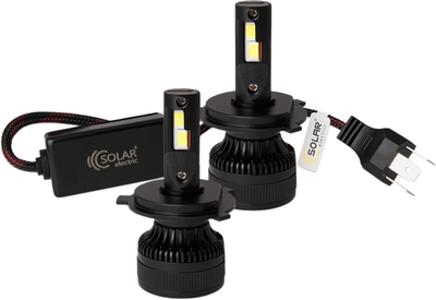 Автолампы Solar Electric LED H4 12/24 В 100 Вт 9000 лм 6500K CSP3570 2 шт (8604S2)