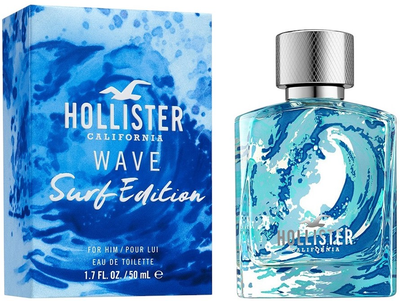 Туалетна вода для чоловіків Hollister Wave Surf 50 мл (85715265616)