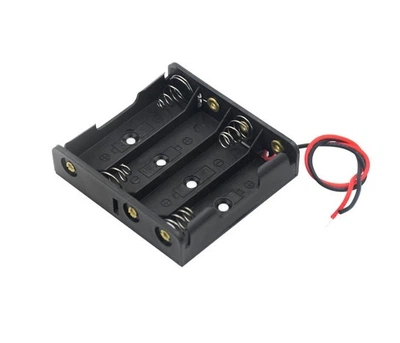 Бокс для 4 батареек типа АА кейс для питания Arduino 6V (287707)