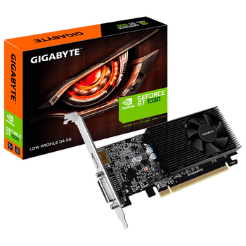 Відеокарта Gigabyte GeForce GT 1030 2GB GDDR4 Low Profile (GV-N1030D4-2GL)