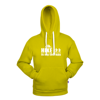 Худі "Hike is my therapy" Салатовий XXL