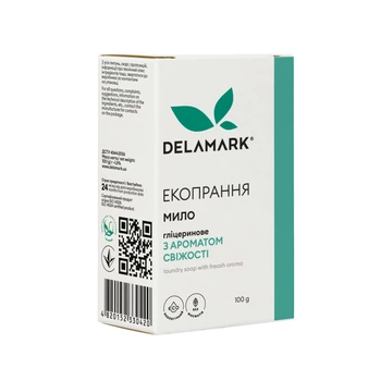 Глицериновое мыло с ароматом свежести DeLaMark 110 г
