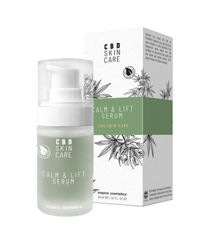 Сыворотка Inspira с маслом конопли Успокоение и лифтинг CALM LIFT SERUM CBD Skin Care 30 мл 4251059302591