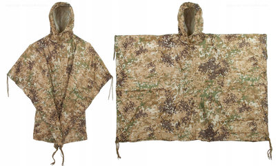 Пончо Mil-Tec RIPSTOP PONCHO ARID FLECK One Size (10630055)