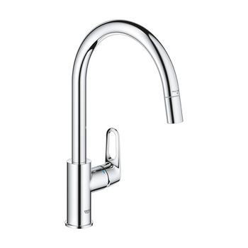 Cмеситель для кухни с выдвижной лейкой GROHE Start Flow 30569000 хром латунь CV034815