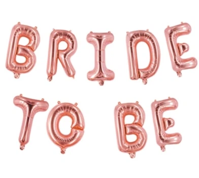 Фольгированные Надувные Шары BRIDE TO BE&nbsp;Розовое Золото