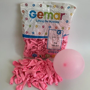 Воздушные Шарики 5" PINK Упаковка 100 шт GEMAR