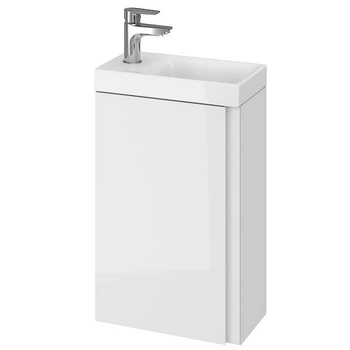 Тумба с умывальником CERSANIT Moduo Set B08 40x66x22см подвесная белая SZFZ1003836661