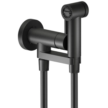 Смеситель для гигиенического душа NOBILI Sanitary Fittings скрытого монтажа черный металл 65x65мм AV00600BM