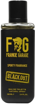 Woda toaletowa męska Frankie Garage Sporty Fragrance Black Out 100 ml (8058093160462)