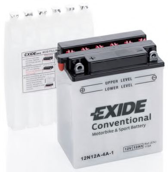 Стартерная батарея (аккумулятор) EXIDE 12N12A-4A-1 Exide (12N12A4A1)