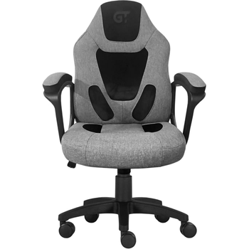 Геймерское кресло GT Racer X-1414 Fabric Gray/Black Suede (Kids)