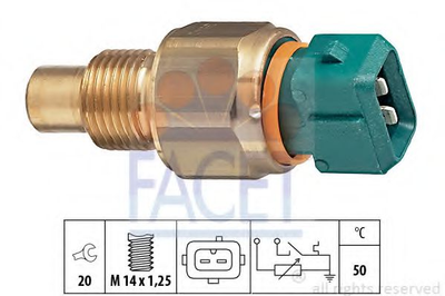 Датчик вмикання вентилятора Ducato/Jumper 1.9D/Berlingo (7.3542) Facet Facet (73542)